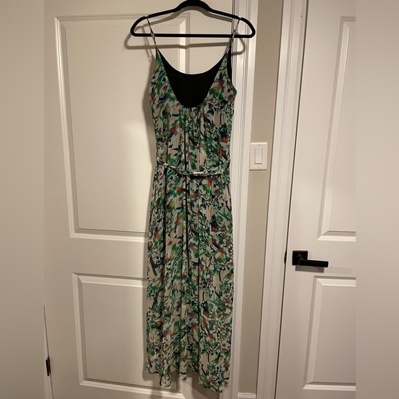 Green floral maxi dress - Picture 2 of 4